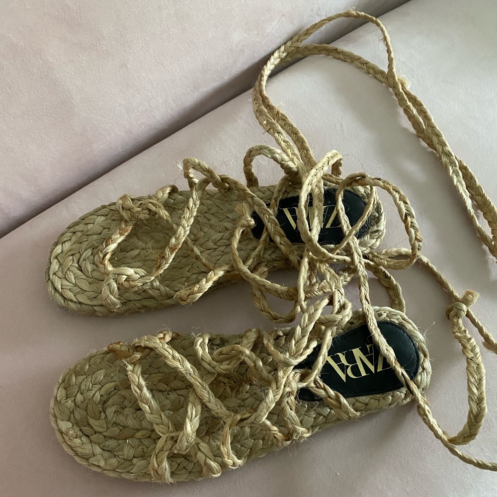 Zara Lace Up Gladiator Sandals